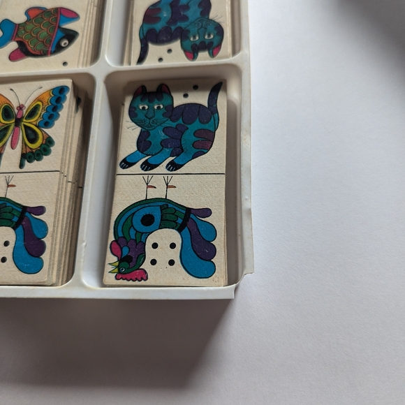 Vintage Animal Domino Game - Jumbo, Hausemann & Höte - Animal Dominoes from 1972 - Picture 8 of 9